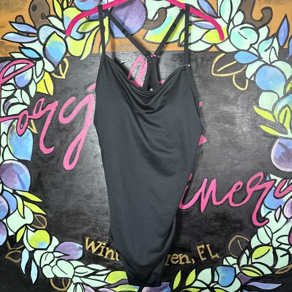 Baleaf One Piece Swimsuit, Black, XL